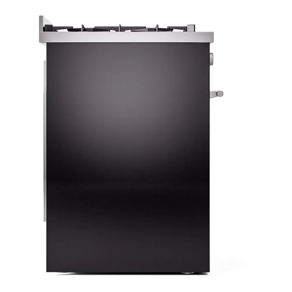 Ilve Professional Plus Ii Black 30" Dual Fuel Range