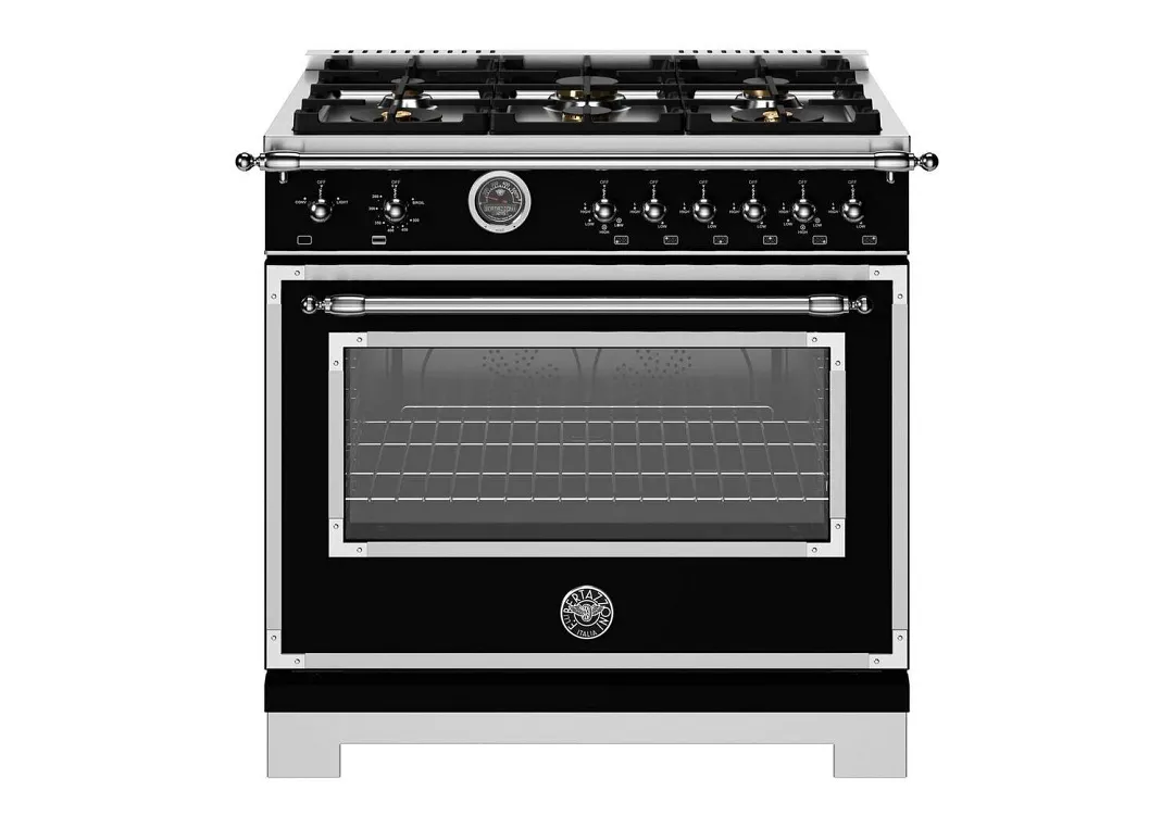 Bertazzoni 366 Series Black 36" Gas Range