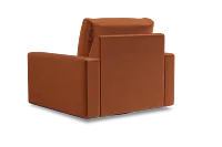 Edgewater Joya Orange Swivel Chair