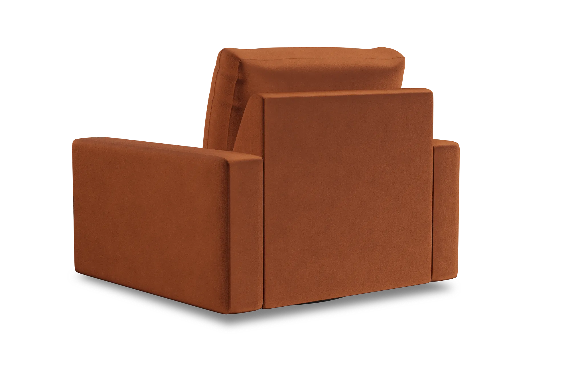 Edgewater Joya Orange Swivel Chair