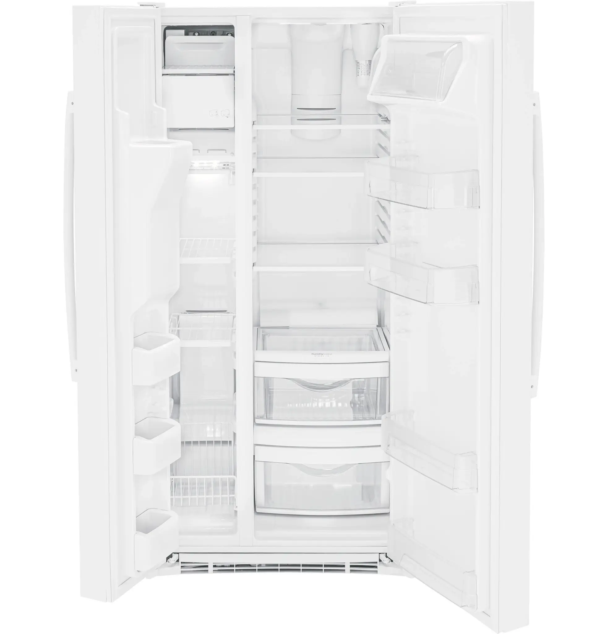 Ge Profile 23 Series White Side By Side Refrigerator Ge Profile 23 Series White Side By Side Refrigerator