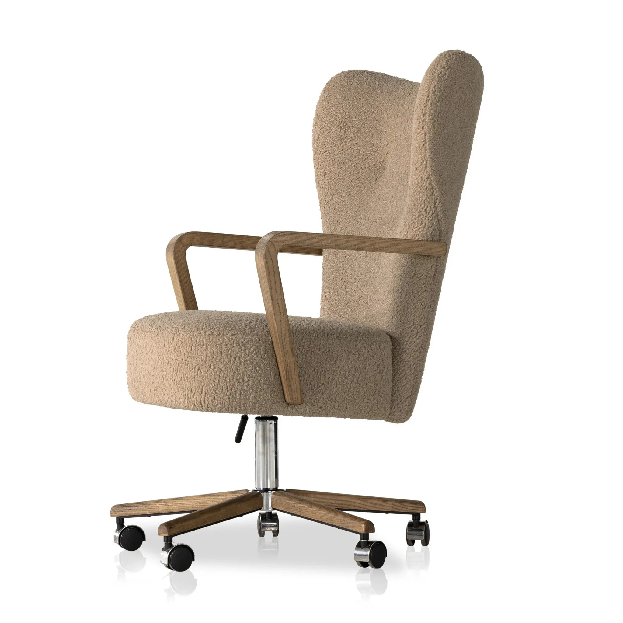 Four Hands Mikki Beige Uph Desk Chair