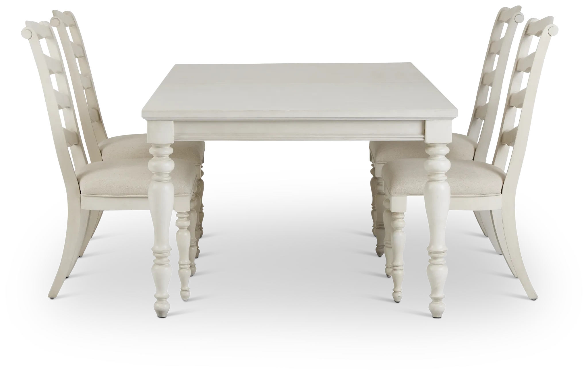Savannah Ivory Rect Table & 4 Chairs