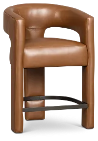 Sedona Brownmicro 24" Upholstered Barstool