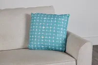 Neptune Teal 18" Indoor/outdoor Square Accent Pillow