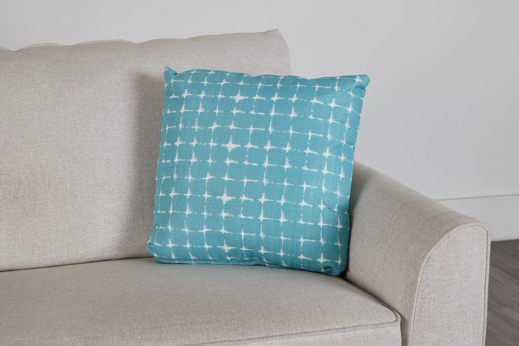 Neptune Teal 18" Indoor/outdoor Square Accent Pillow Neptune Teal 18" Indoor/outdoor Square Accent Pillow