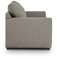 Asheville Brown Fabric Memory Foam Sleeper