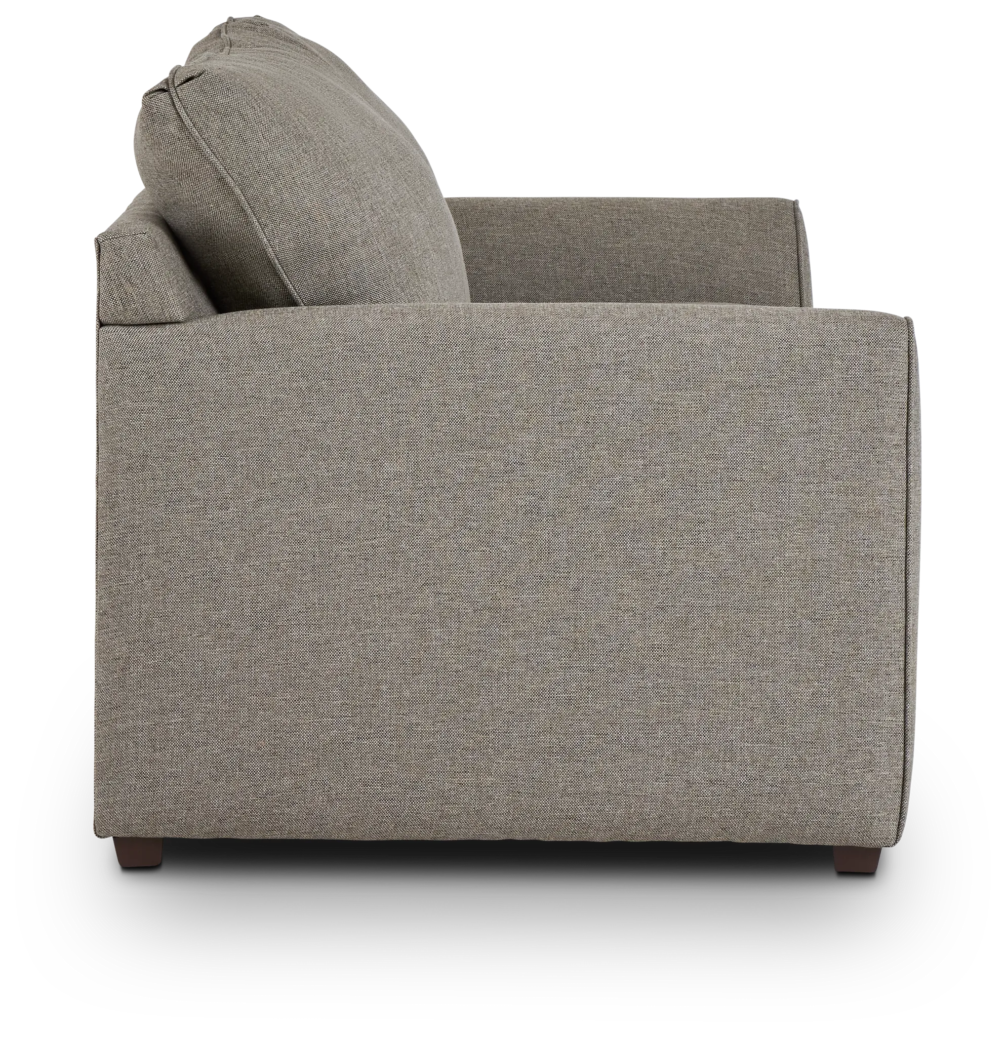 Asheville Brown Fabric Memory Foam Sleeper