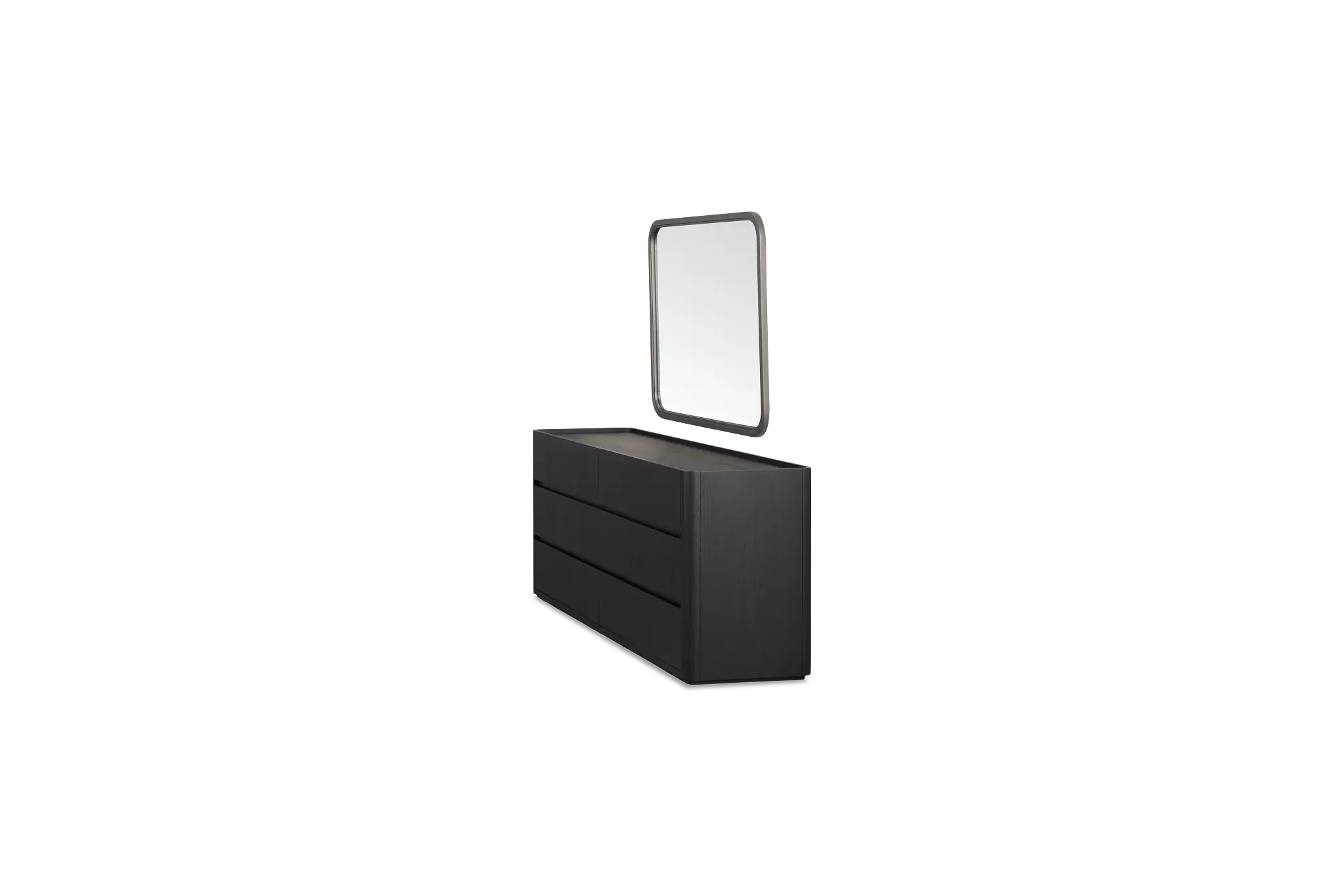 Nomad Black Dresser & Mirror Nomad Black Dresser & Mirror