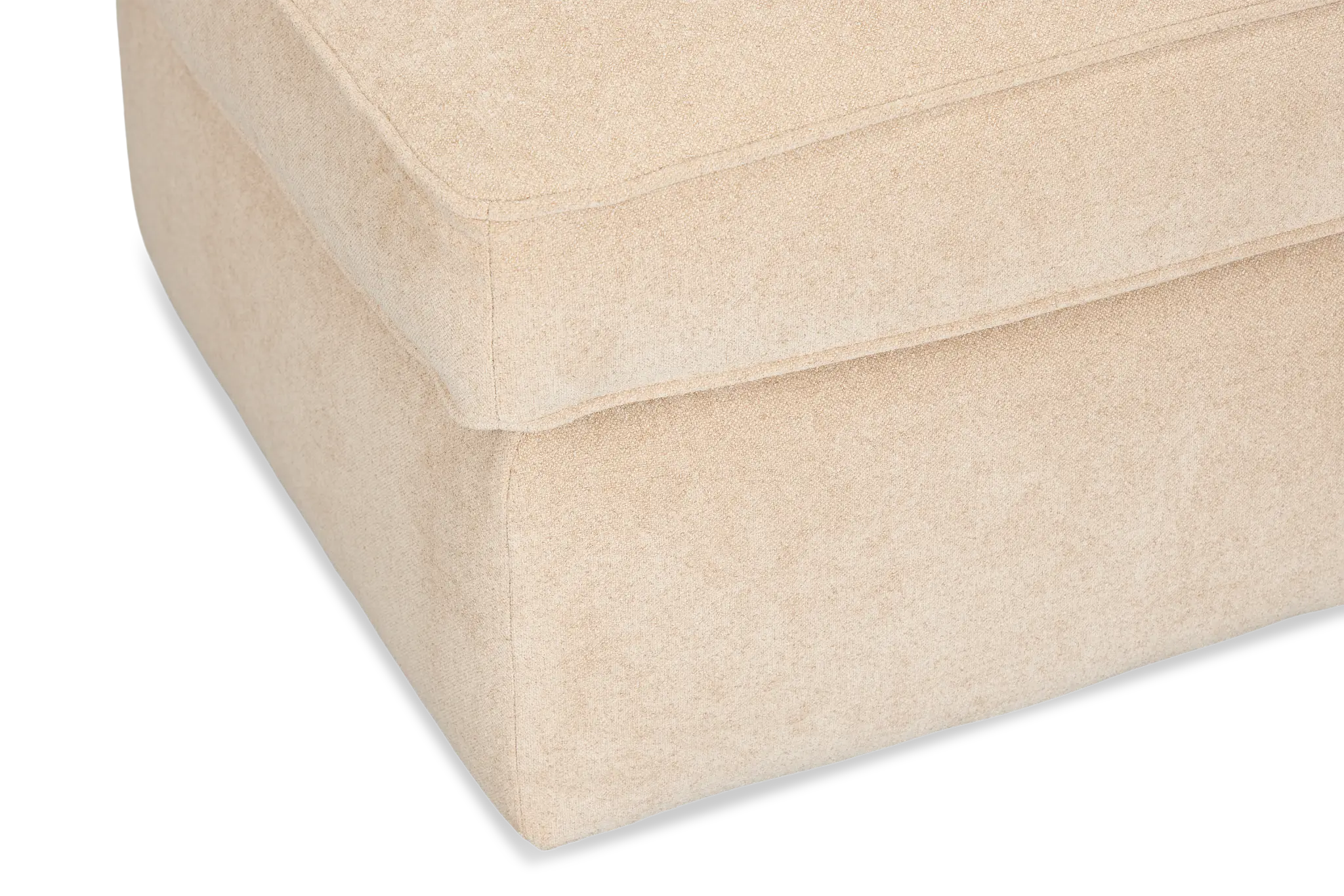Siesta Elite Taupe Fabric Ottoman Siesta Elite Taupe Fabric Ottoman