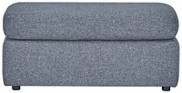 Noah Dark Gray Fabric Ottoman