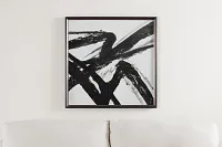 Abstact Black Framed Wall Art