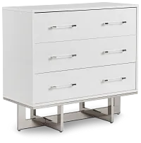 Cortina White Small Drawer Chest