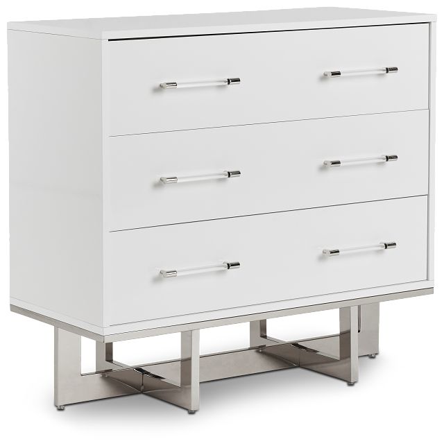 Cortina White Small Drawer Chest