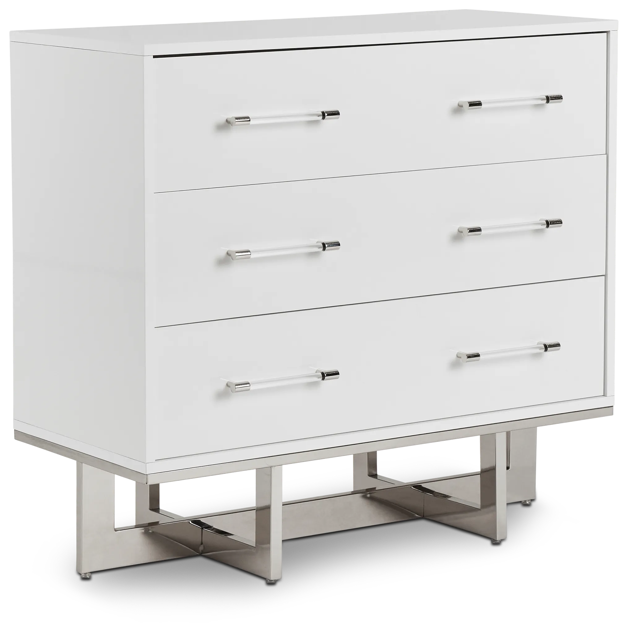 Cortina White Small Drawer Chest
