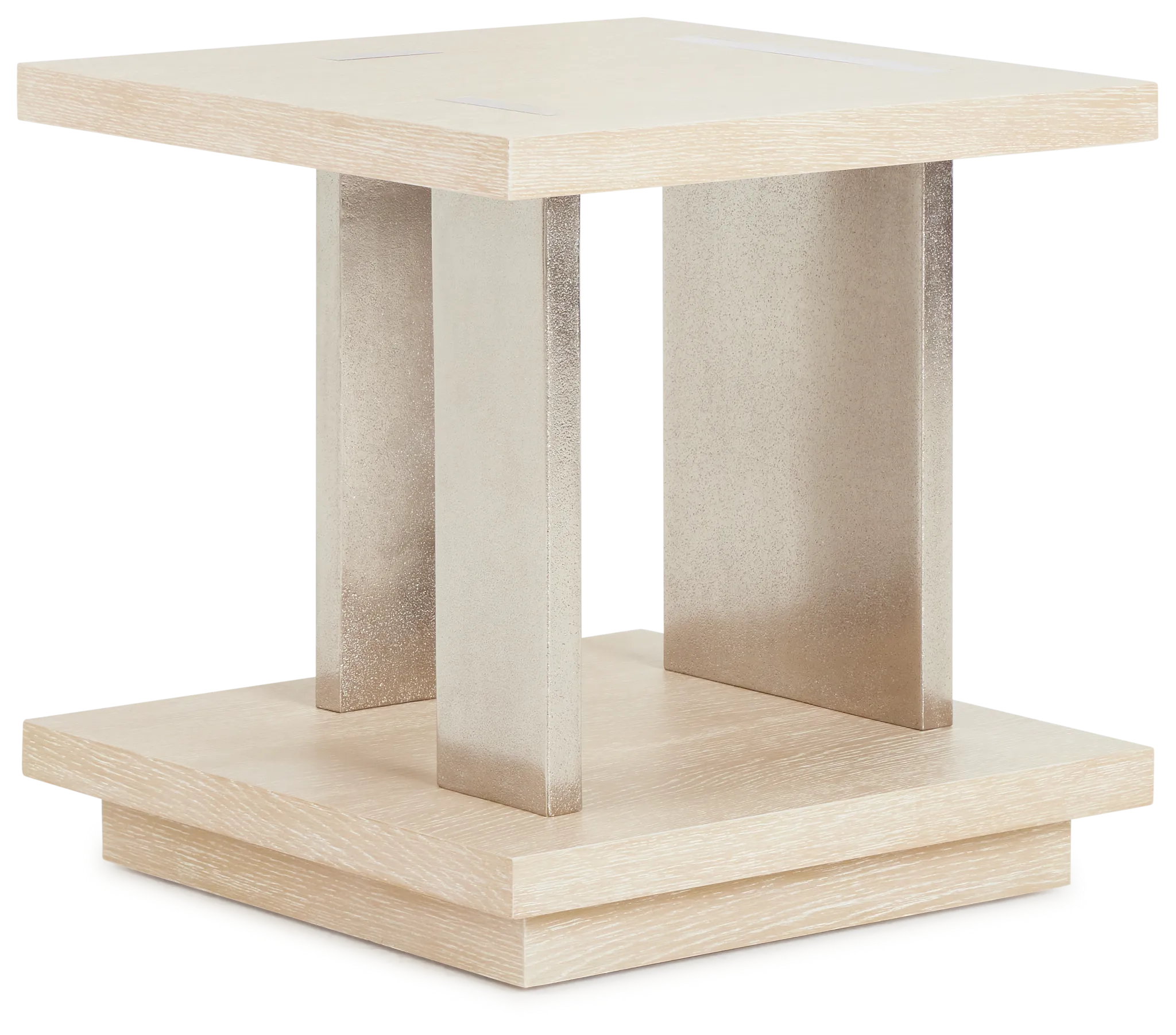 Costa Light Tone Square End Table