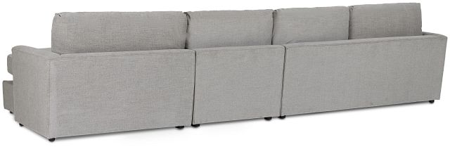 Noah Gray Fabric Small Right Chaise Sectional