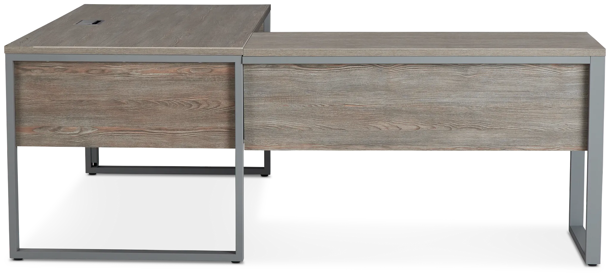 Clark Gray 47" Return Desk