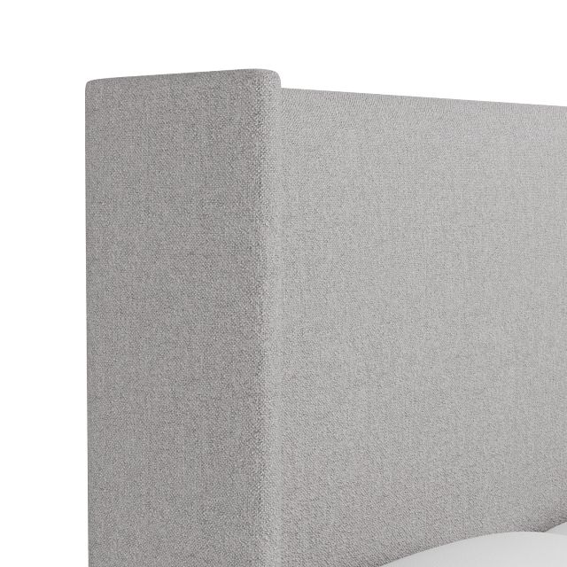 Captiva Elite Gray 60" Upholstered Shelter Bed