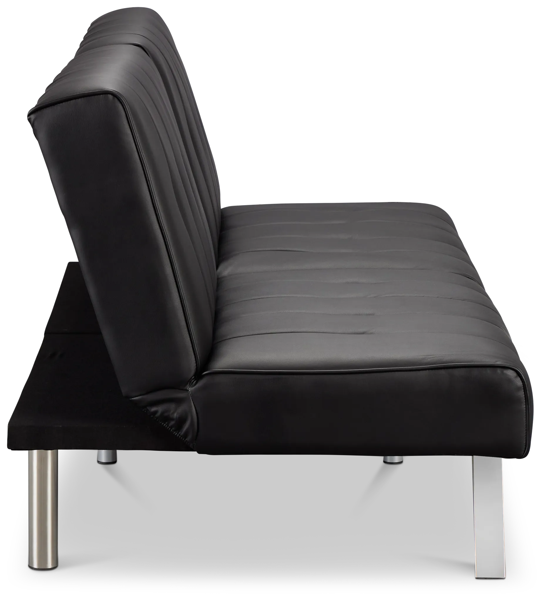 Clay Black Micro Sofa Futon