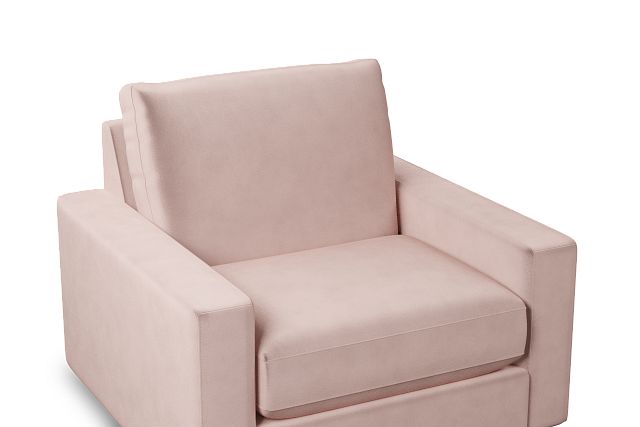 Edgewater Joya Light Pink Swivel Chair