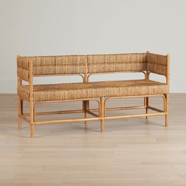 Torta Mid Tone Woven Bench