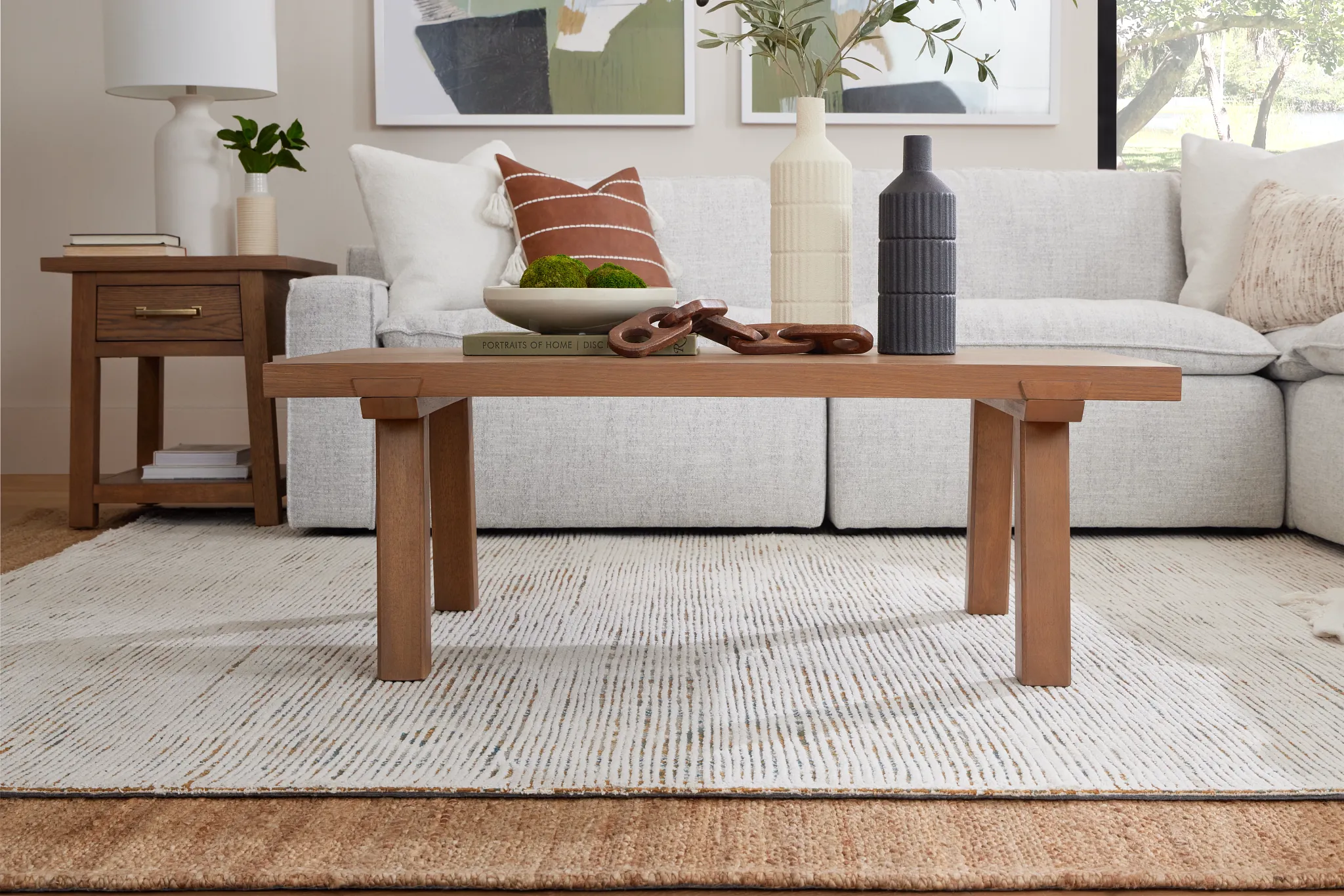 Provo Mid Tone Rectangular Coffee Table