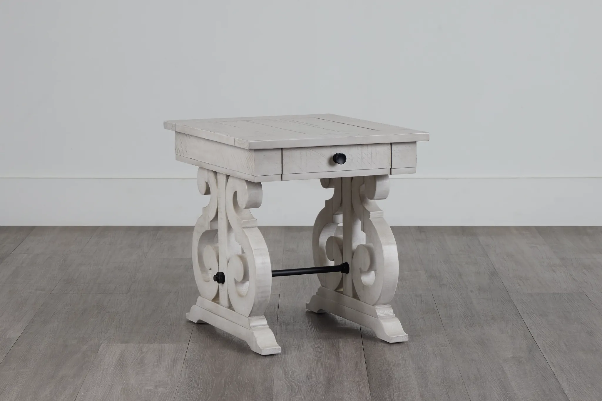 Sonoma Ivory Storage End Table