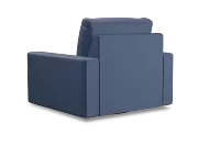 Edgewater Revenue Dark Blue Swivel Chair