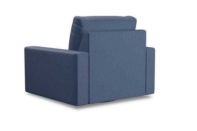 Edgewater Revenue Dark Blue Swivel Chair (3)
