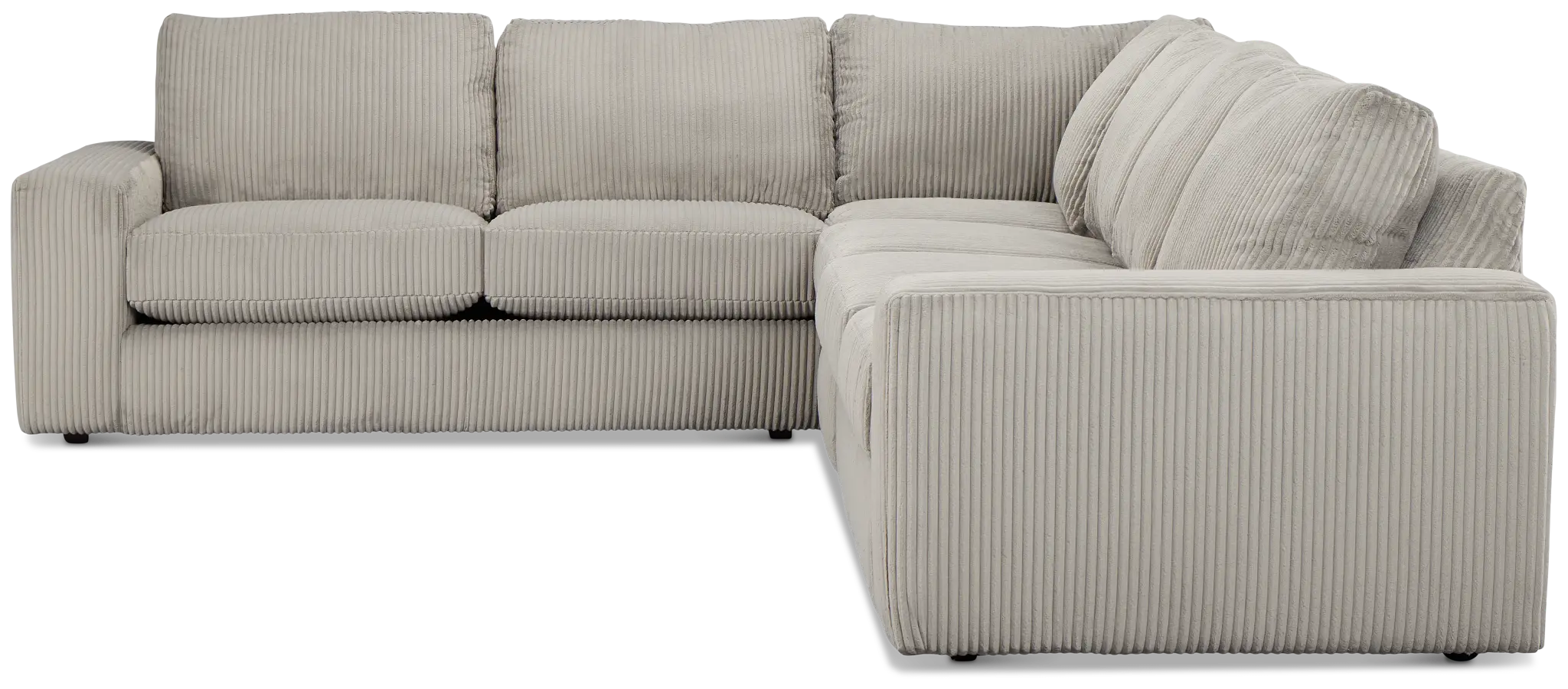 Charlie Gray Fabric Medium Two-arm Sectional Charlie Gray Fabric Medium Two-arm Sectional