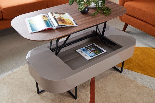 Harlan Gray Rect Coffee Table