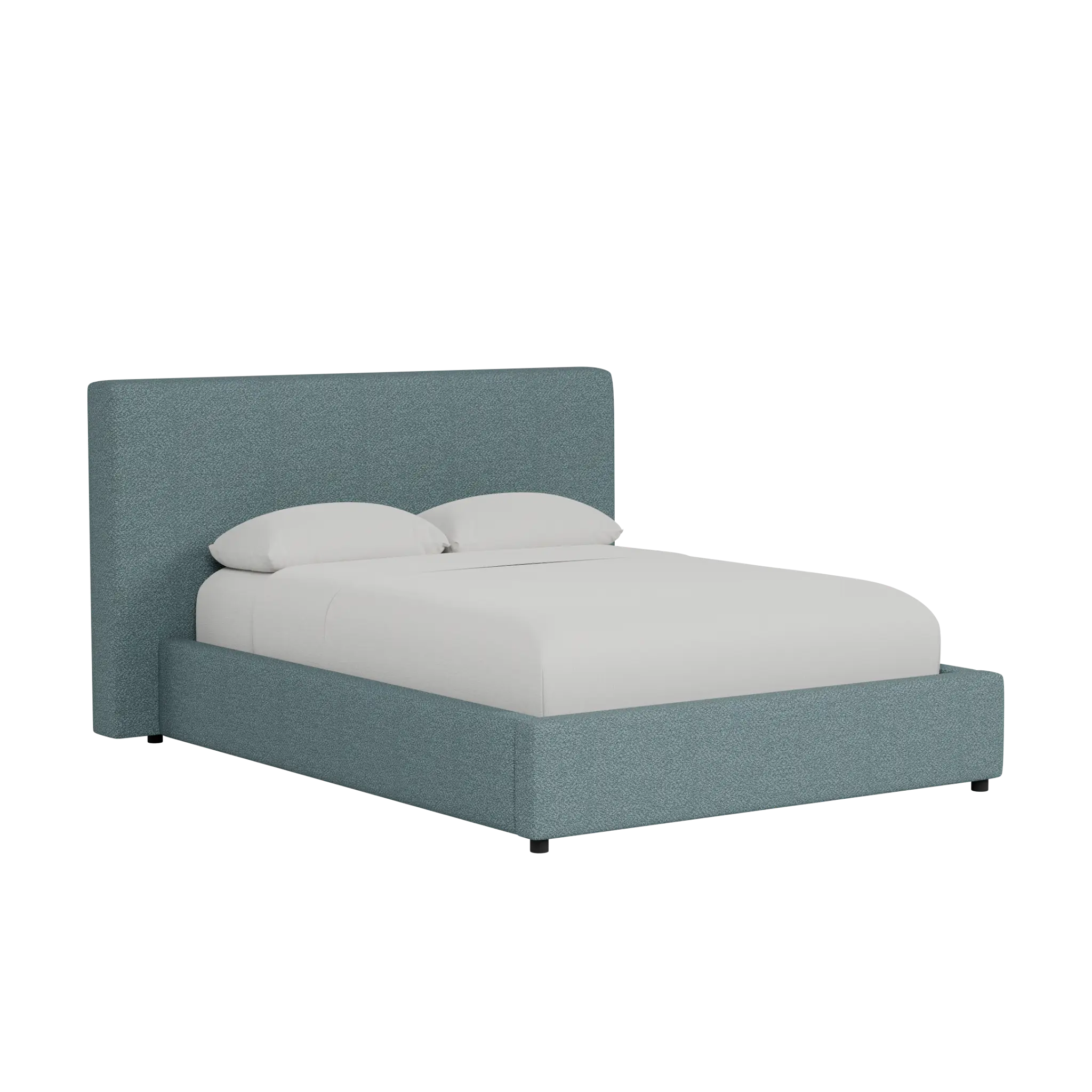 Grayton Sutton Blue 48" Upholstered Platform Bed Grayton Sutton Blue 48" Upholstered Platform Bed