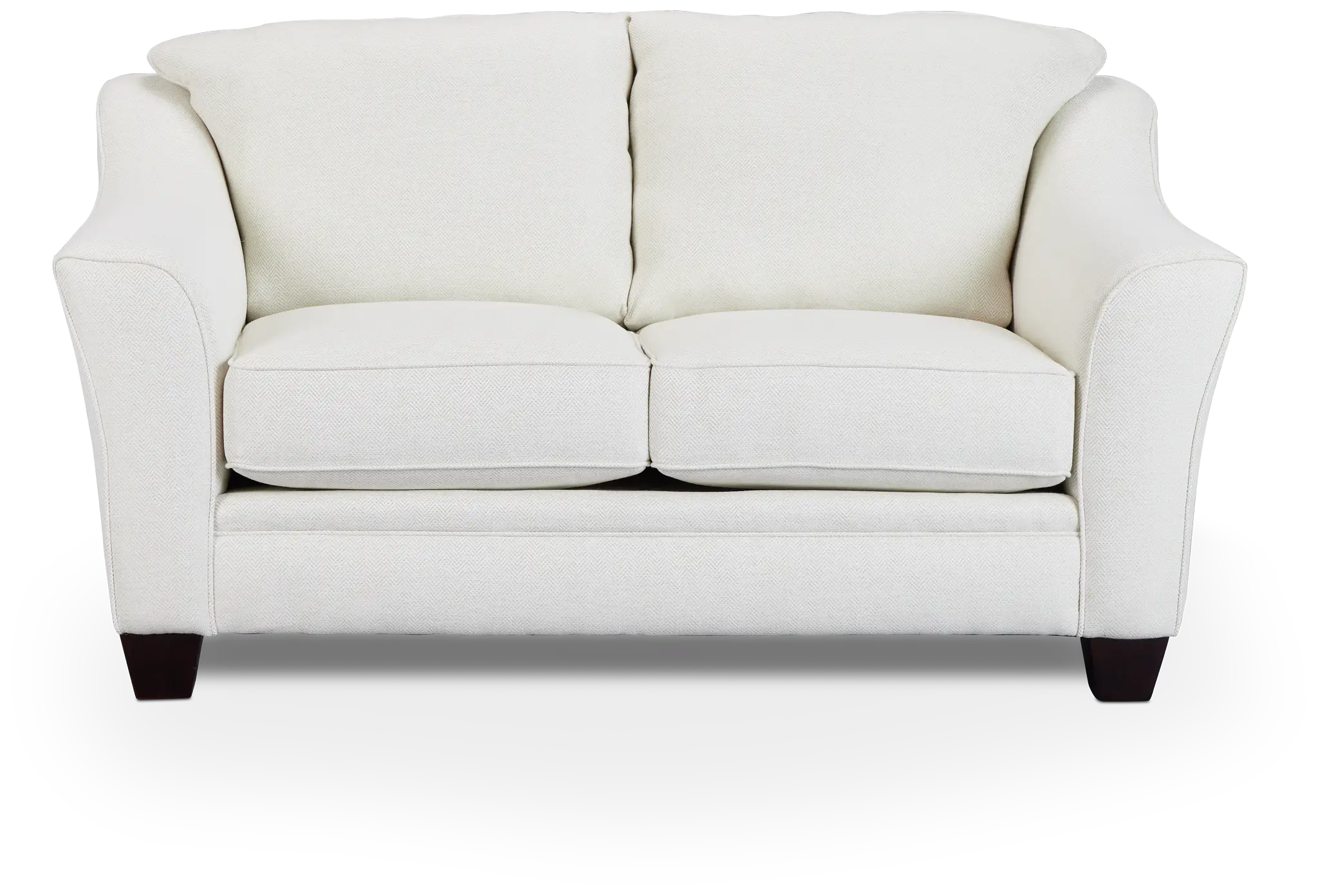 Avery White Fabric Loveseat Avery White Fabric Loveseat