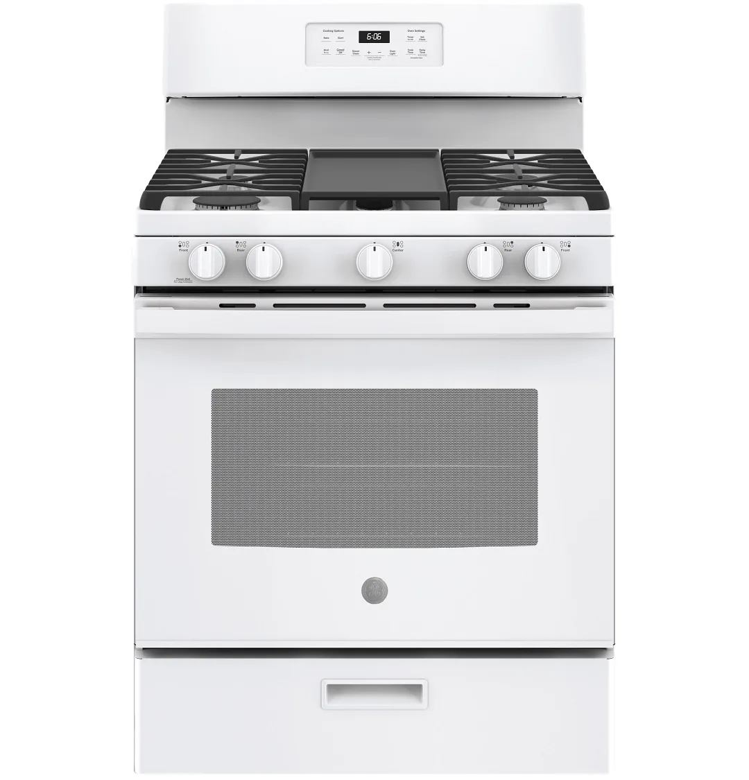 Ge 66 Series White 30" Gas Range