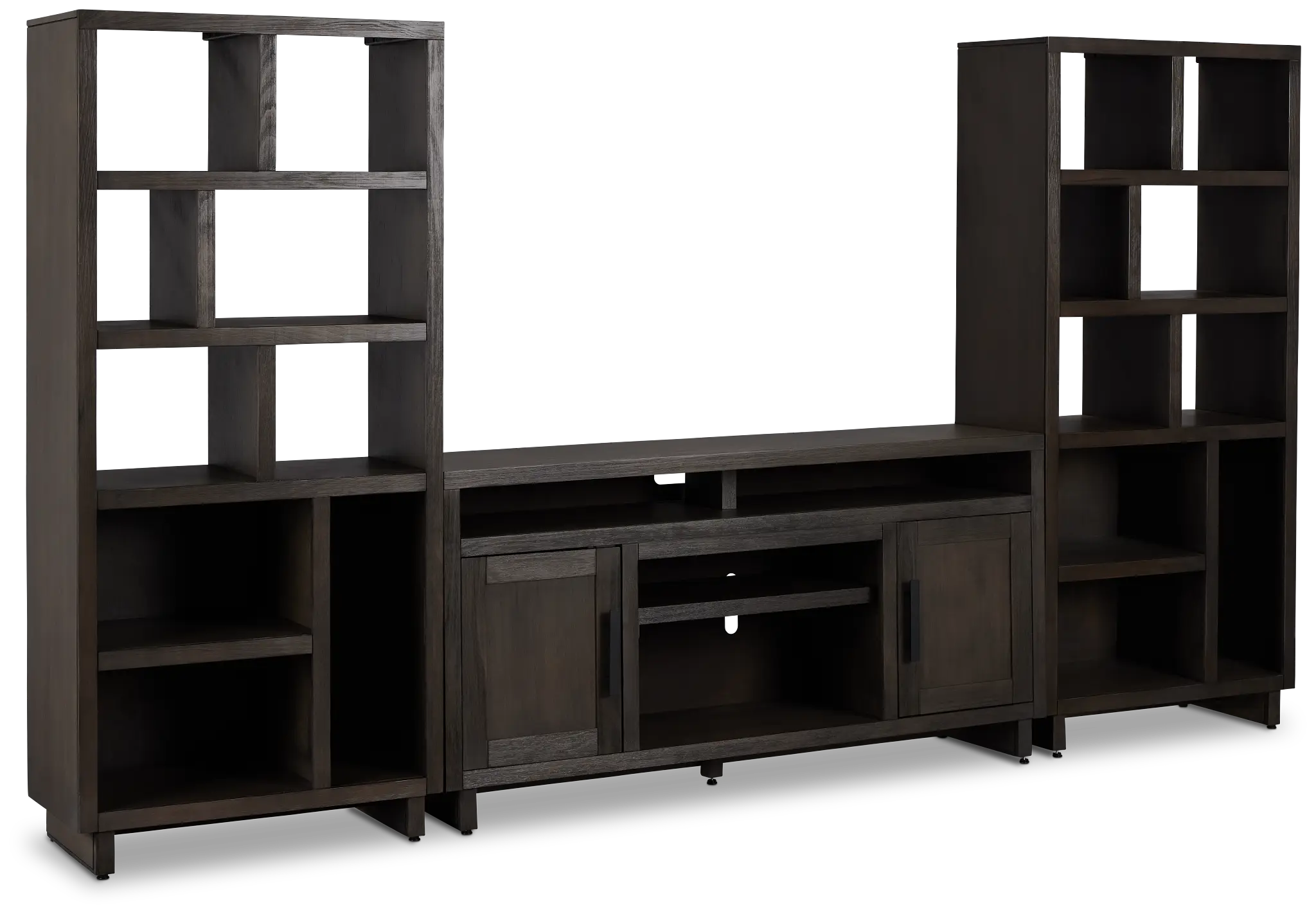 Richmond Gray 64" Open Pier Entertainment Wall Richmond Gray 64" Open Pier Entertainment Wall