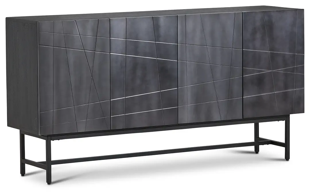 Wynter Dark Tone Four-door Cabinet Wynter Dark Tone Four-door Cabinet