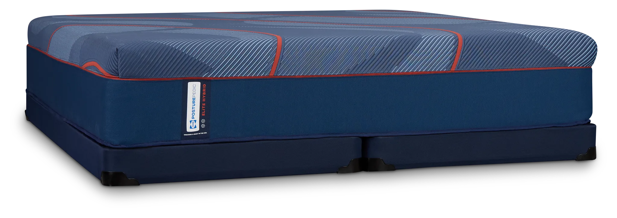 Posturepedic High Point Elite Hybrid Firm Low-profile Mattress Set