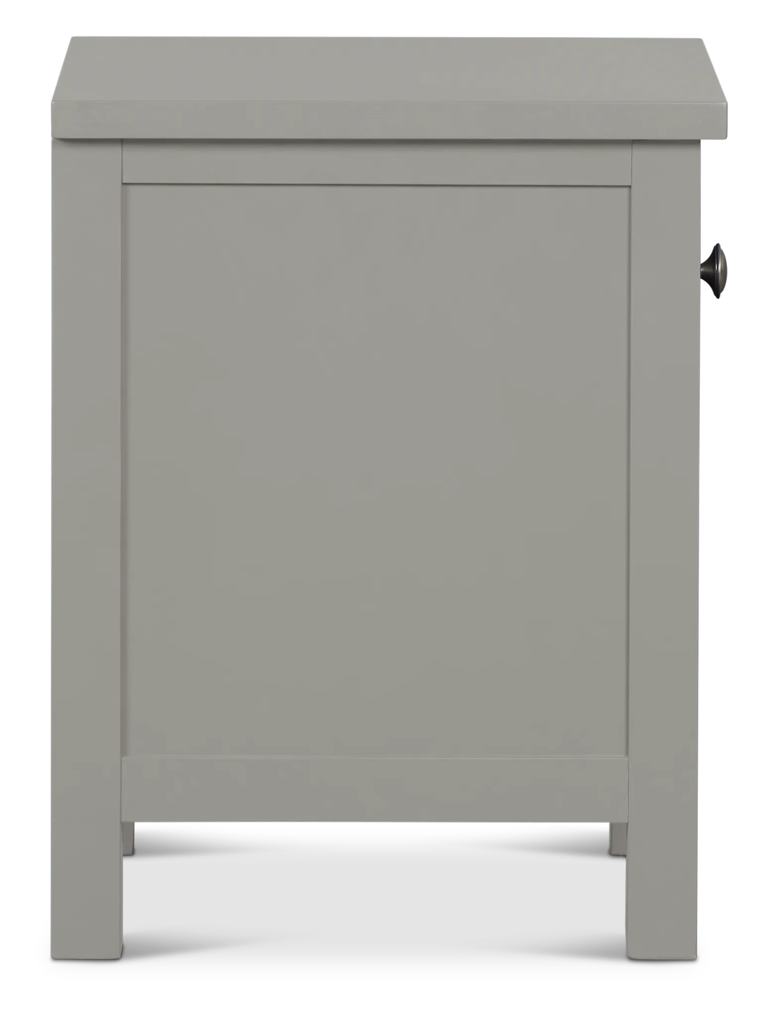 Charleston Gray 1-drawer Nightstand