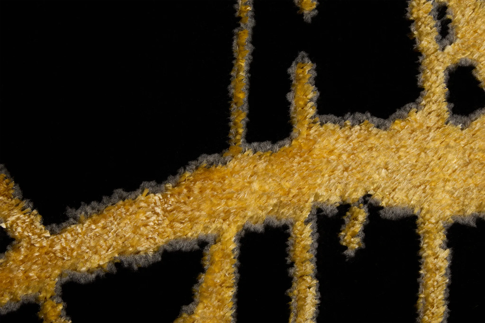 Carnicer Black 9x12 Area Rug