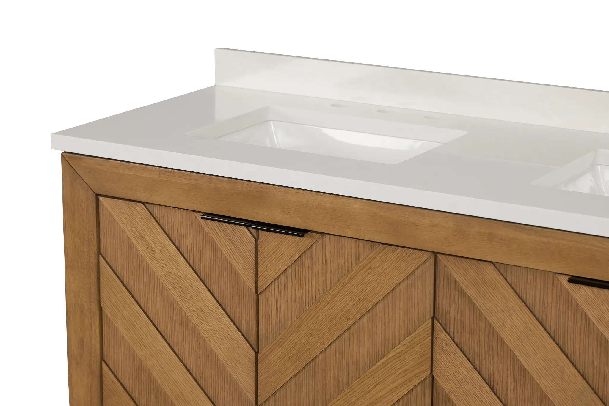 Delray Light Tone 60" Double Bathroom Vanity Delray Light Tone 60" Double Bathroom Vanity