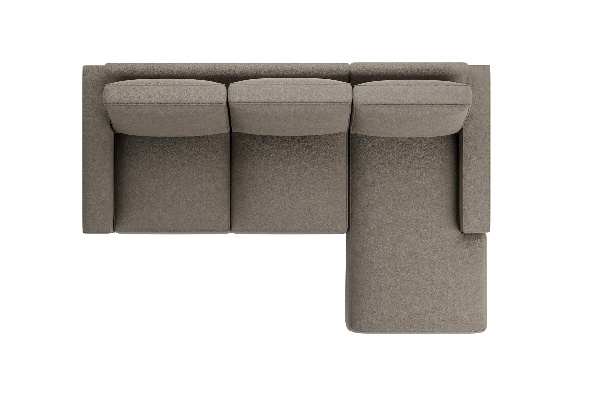 Edgewater Elite Brown Right Chaise Sectional