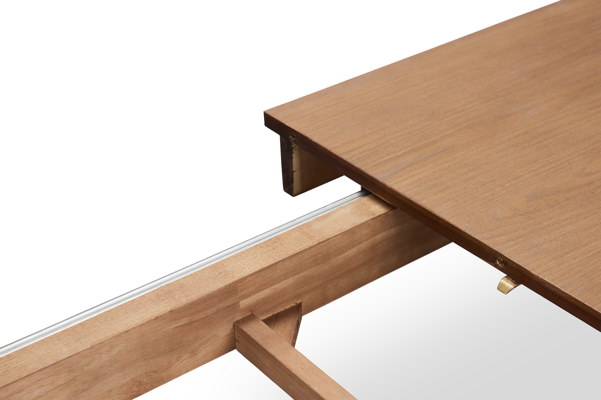 Provo Mid Tone Rect Table, 4 White Chairs & Bench