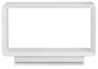 Zayden White Sofa Table