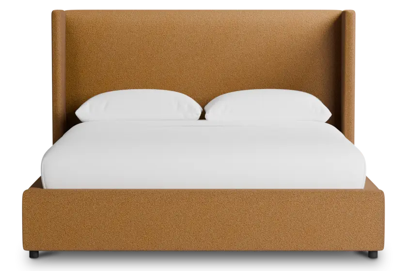 Captiva Elite Light Brown 48" Upholstered Shelter Bed Captiva Elite Light Brown 48" Upholstered Shelter Bed