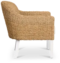 Marley Light Tone Woven Accent Chair