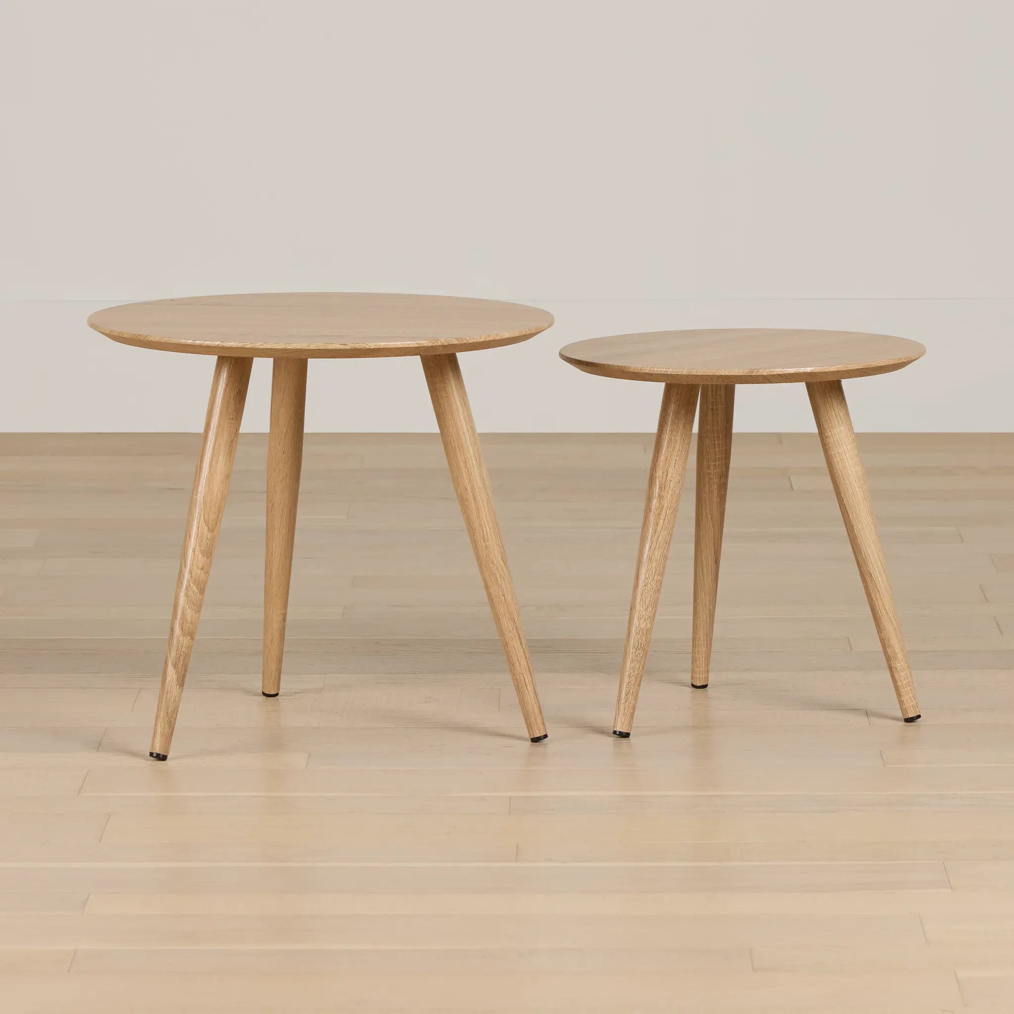 Avon Light Tone Round Bunching End Table Avon Light Tone Round Bunching End Table