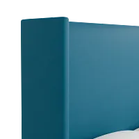 Captiva Joya Teal 60" Upholstered Shelter Bed