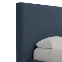 Grayton Maguire Blue 54" Upholstered Platform Bed