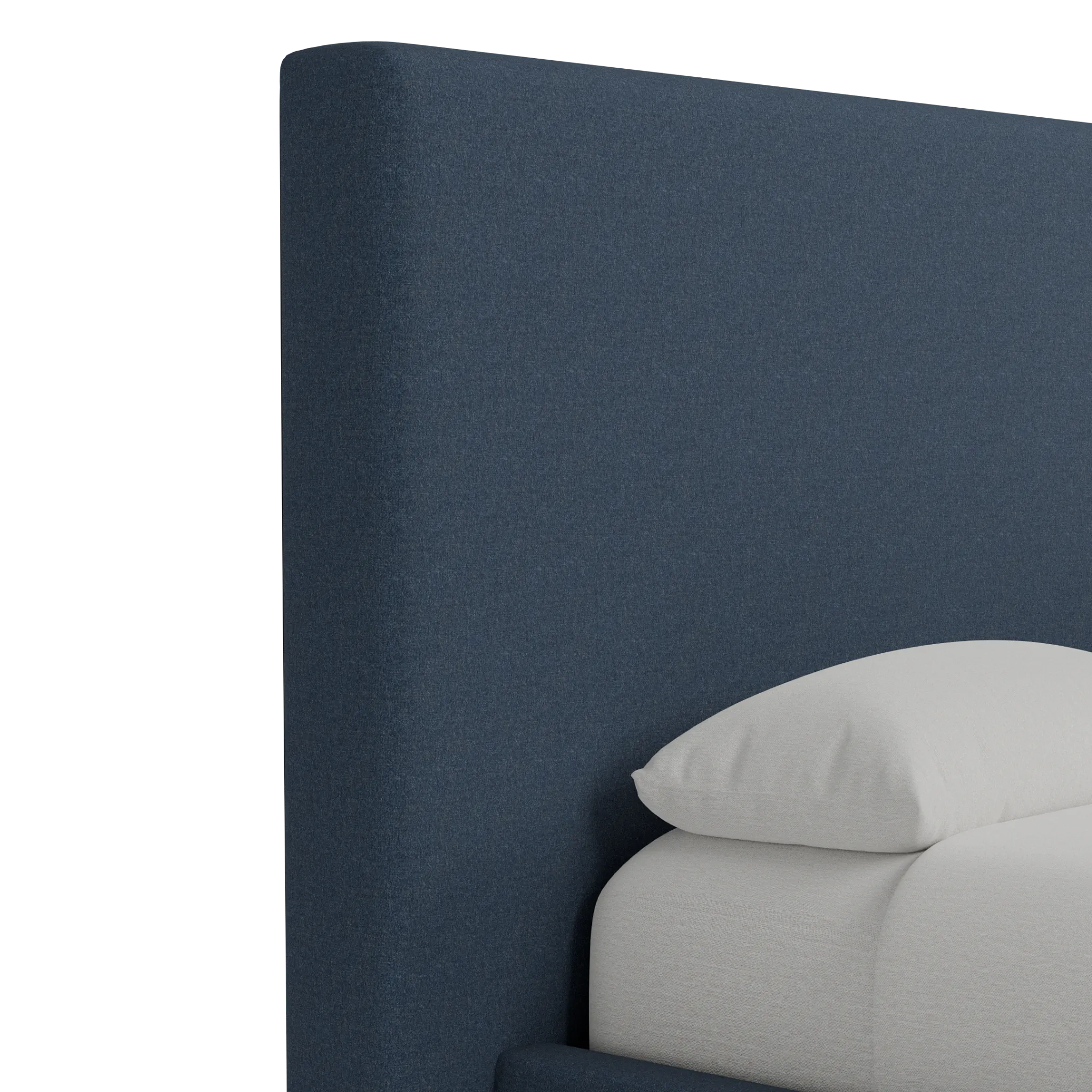 Grayton Maguire Blue 54" Upholstered Platform Bed